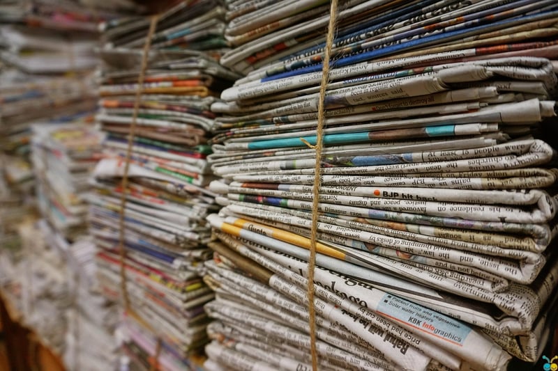 Newspaper Basket Weaving